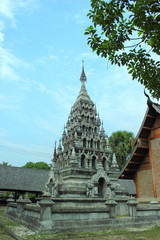 Obraz premium Beautiful stucco temple in Thailand.