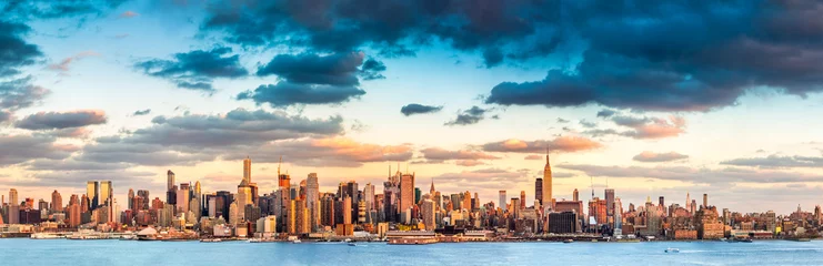 Foto op Canvas Panorama van New York City © mandritoiu
