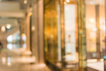Abstract background of shopping mall
