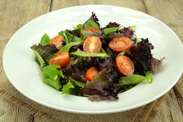salade et tomates