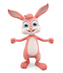 Easter Bunny with standing pose