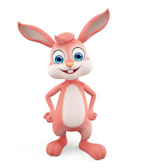 Easter Bunny with standing pose