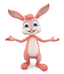 Easter Bunny with presentation pose