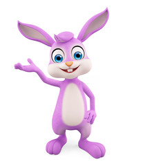 Easter Bunny with presentation pose