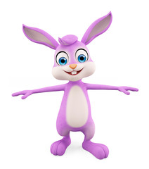 Easter Bunny with standing pose