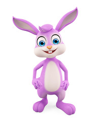 Easter Bunny with standing pose