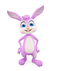Easter Bunny with standing pose