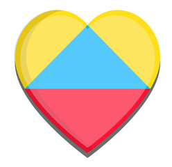 Fototapeta premium Colorful Heart