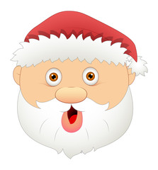 Surprised Funny Santa