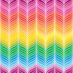 Seamless rainbow leaf pattern. Texture Background. - 78806194