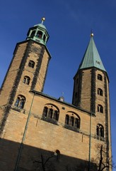 Fototapeta premium Turmpaar der Goslarer Marktkirche