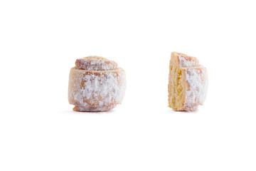 sweet roll filled with jam