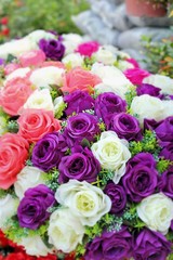 beautiful of rose artificial flowers