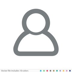 Sticker Icon - Vector file includes all colors