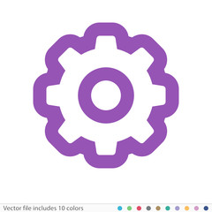 Sticker Icon - Vector file includes all colors