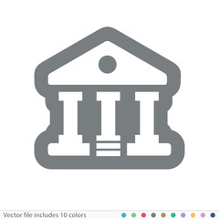 Sticker Icon - Vector file includes all colors