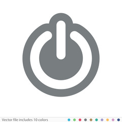 Sticker Icon - Vector file includes all colors