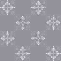 Luxury Damask seamless walpaper pattern.