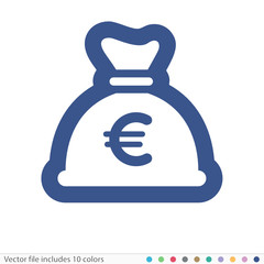 Sticker Icon - Vector file includes all colors