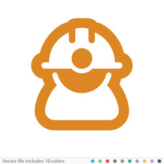 Sticker Icon - Vector file includes all colors