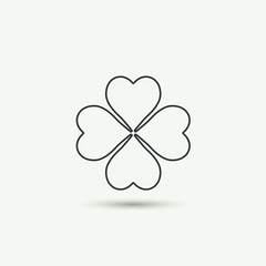 Clover leaf icon.