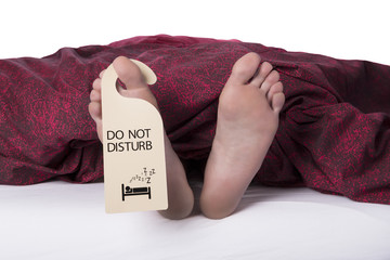 Sleeping - do not disturb