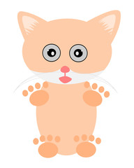 Cat cartoon vector