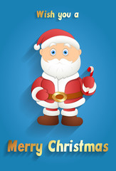Cute Santa Christmas Greeting
