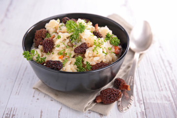 mushroom risotto