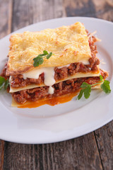 lasagne with beef and cream