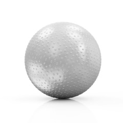 Fitness Ball isolated on white background