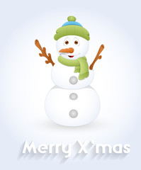 Cute Christmas Snowman