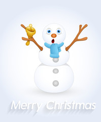 Shocked Christmas Snowman