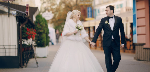 couple in the woods & city