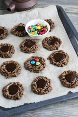 Double chocolate chip cookies