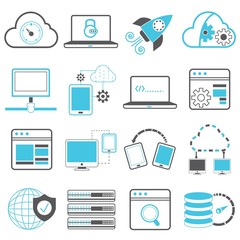 network technology icons