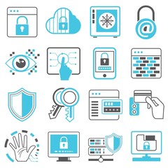 network security system icons