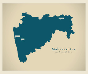 Modern Map - Maharashtra IN