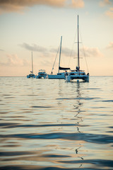 Recreational Yachts at the Indian Ocean