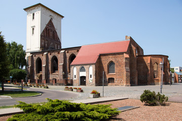 Naklejka premium Wriezen-Marienkirche-Seitenschiff