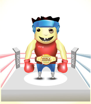 Athlete boxer