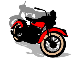 Obraz premium Two old bike