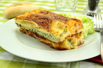 lasagne aux épinards