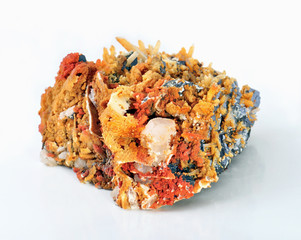 Galena, quartz and calcite polymetallic compounds