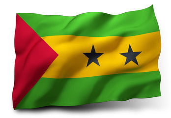 Obraz premium flag of Sao Tome and Principe