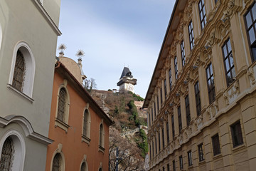 Schlossberg (Castle Hill), mountain in Graz, Austria