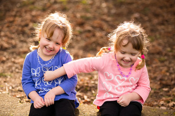 Identical Twins Lifestyle Portrait