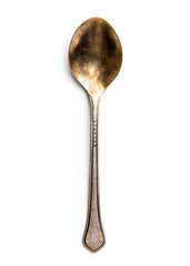 Old metal spoon