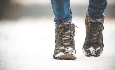 girl in winter