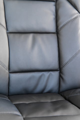 Black upholstery leather